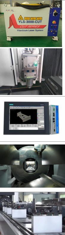 Automatic Loading Fiber Laser 6m 8m 9m 10m 12m Metal Tube Cutting Machine Sports Equipment