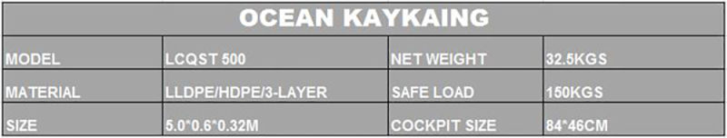 Best Seller Latest Design Sit in Sea Kayak Cheap Sale