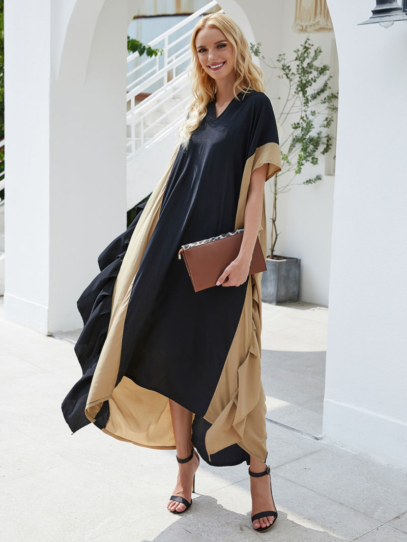 Women Loose Style Long Kaftan Turkish Abaya Butterfly Abaya Jilbab Butterfly Dubai Abaya Kaftans