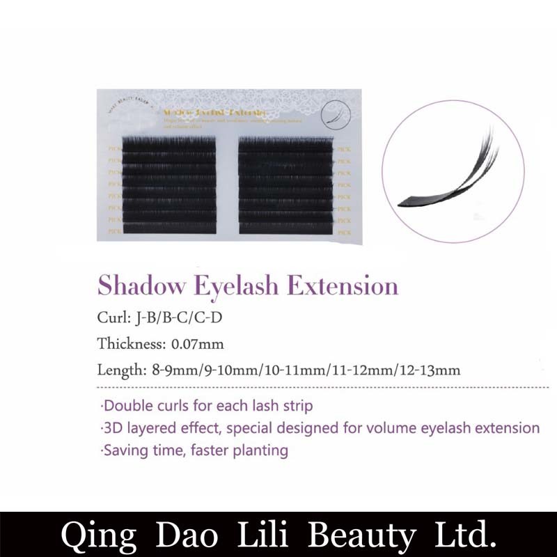 Lilibeauty New Double Layers Fanned Volume Eyelash Extension