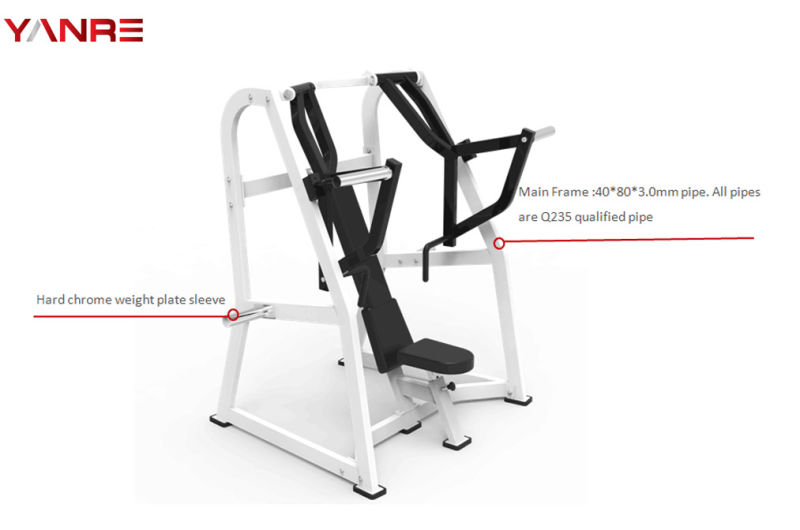 New Designed Gym Equipment Plate Loaded Chest Press 2019