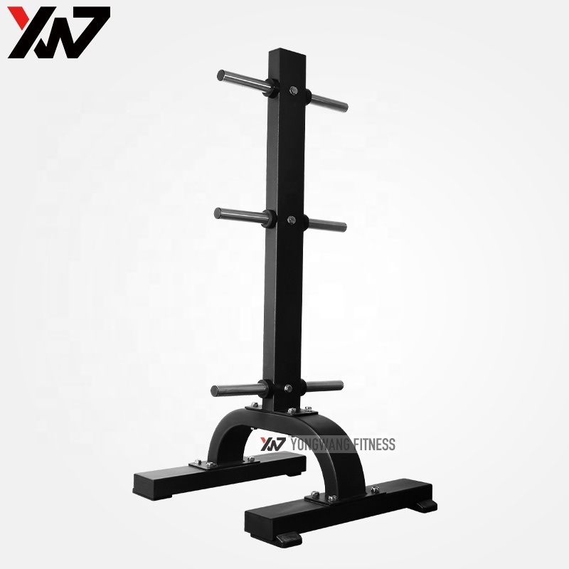 Gym Use Plate Tree Rack Plate Loaded Yw1701 Vertical Plate Tree