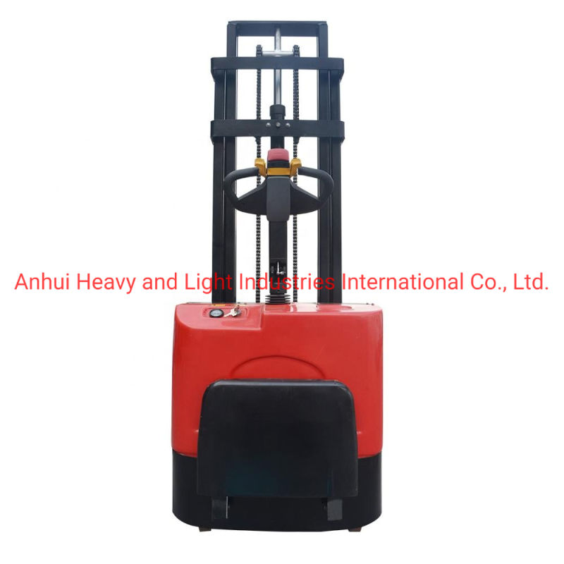 Hangcha a Series High Range Stand-on Pallet Stacker with Initial Lift