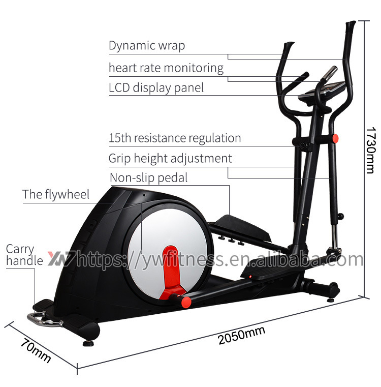 Gym Equipment Cardio Machine Commercial Elliptical Machine