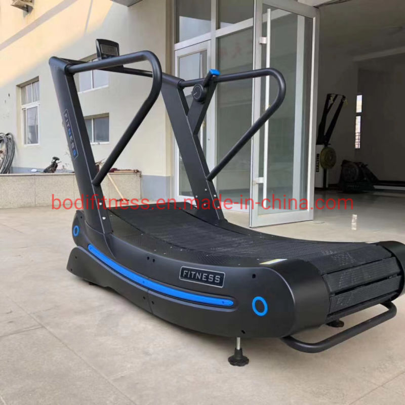 Commercial Gym Fitness Self-Generating Treadmill Running Machine Curve Treadmill