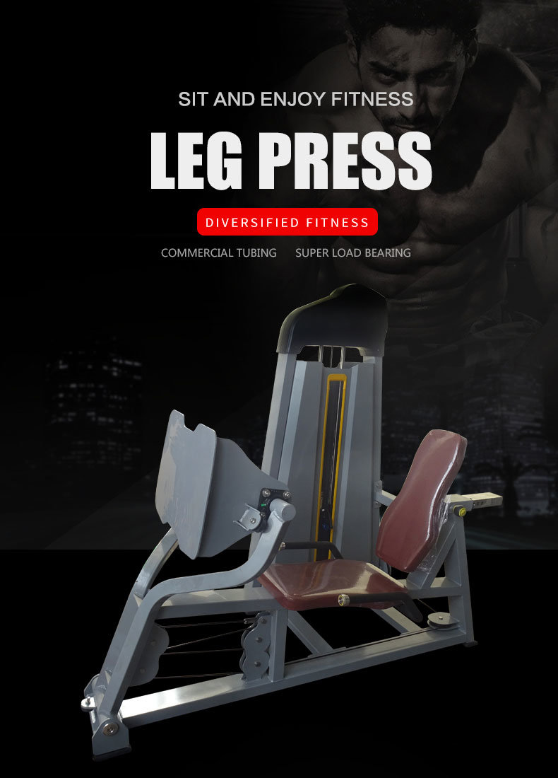 Weight Plate Loaded Machine Hammer Strength Machine ISO-Lateral Leg Press Gym Equipment