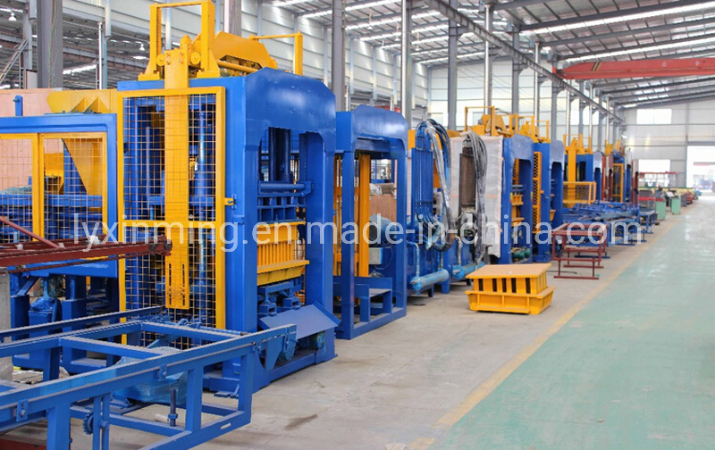 Building Material Qt10-15 Curved Block Forming Machine for Brick Production Line