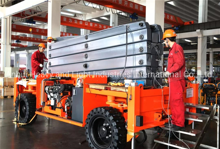 Self-Propelled Lift Platform Jcpt2223rtb Lifting Height Hydraulic Scissor Lift