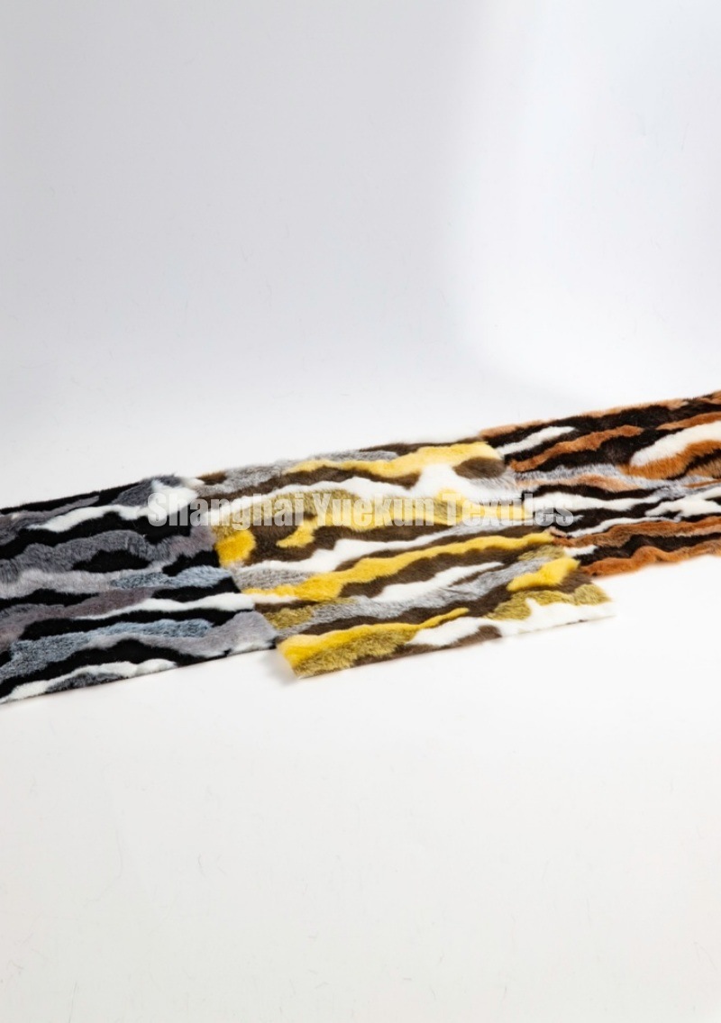 Long Pile Color Fur Fabric Custom Plush Long Hair Plush Fabric High Pile Fabric