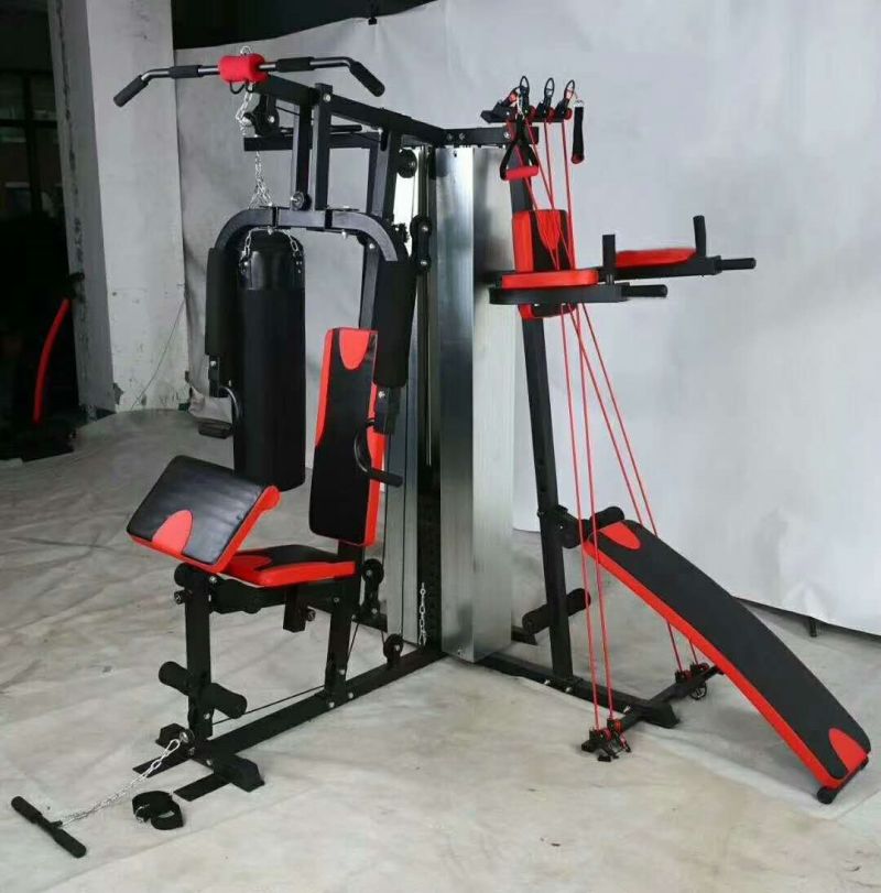 Home Gym 3 Station Multi Gym Fitness Machine Equipment