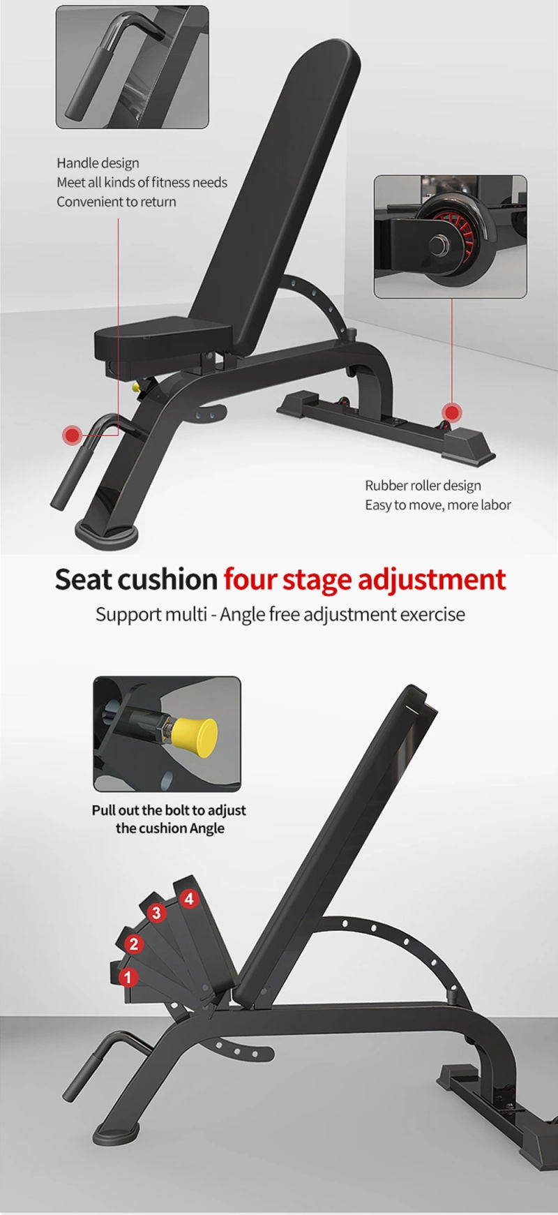 Gym Equipment Super Bench /Adjustable Bench /Multi Bench