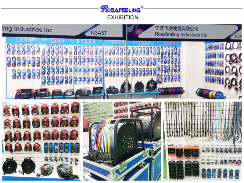 Multi-Core Bare Copper Conductor PVC Insulated Electric Wire Audio Flexible Snake Balanced Cable