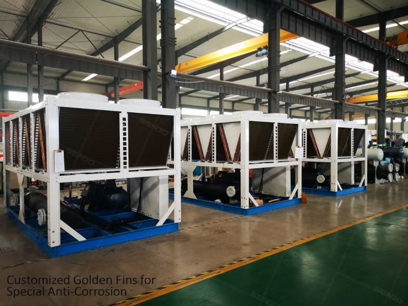 Industrial Commercial Air / Water Cooled Screw Chiller Cooling System