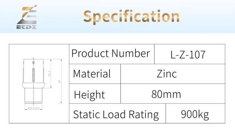 L-Z-107 Kitchen Part Table Equipment Adjustable Leg Kitchen Adjustable Leg