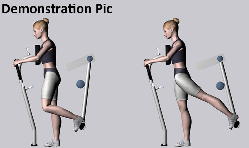 Multifunction Fitness Equipment of Glute Machine (M3-1022)