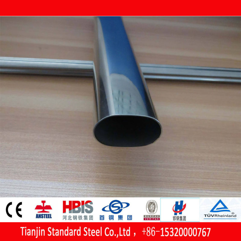 Welded S235jr S235j2 Elliptical Steel Pipe for Building