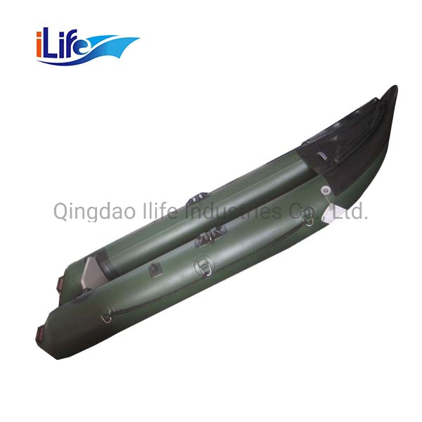 Ilife Single Sit in Fishing Sea Kayak/Professional Fishing Kayak/Air Mat Floor Pedal Kayak