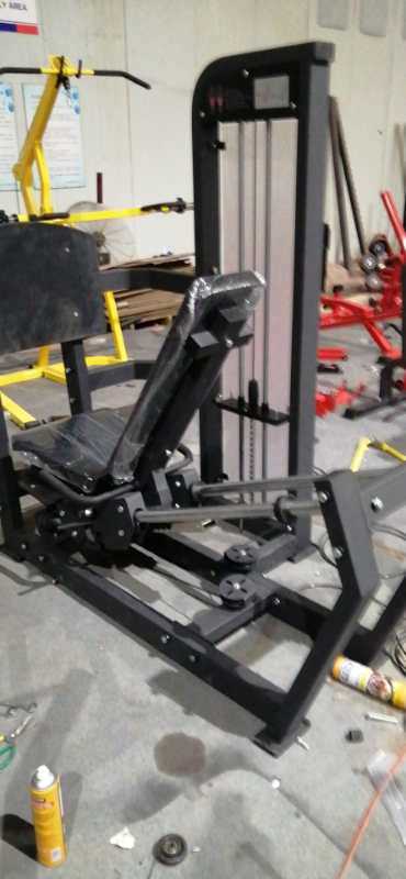 Hot Sale Pin Loaded Gym Fitness Machine Seated Leg Press for Club