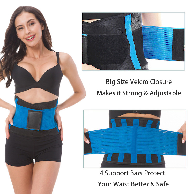 Hot-Sale Unisex Breathable Waist Trimmer Belly Stomach Body Shaper, Waist Cincher Belt Tummy Control Sweat Girdle Workout Slimming Belly Fat Burning Strap