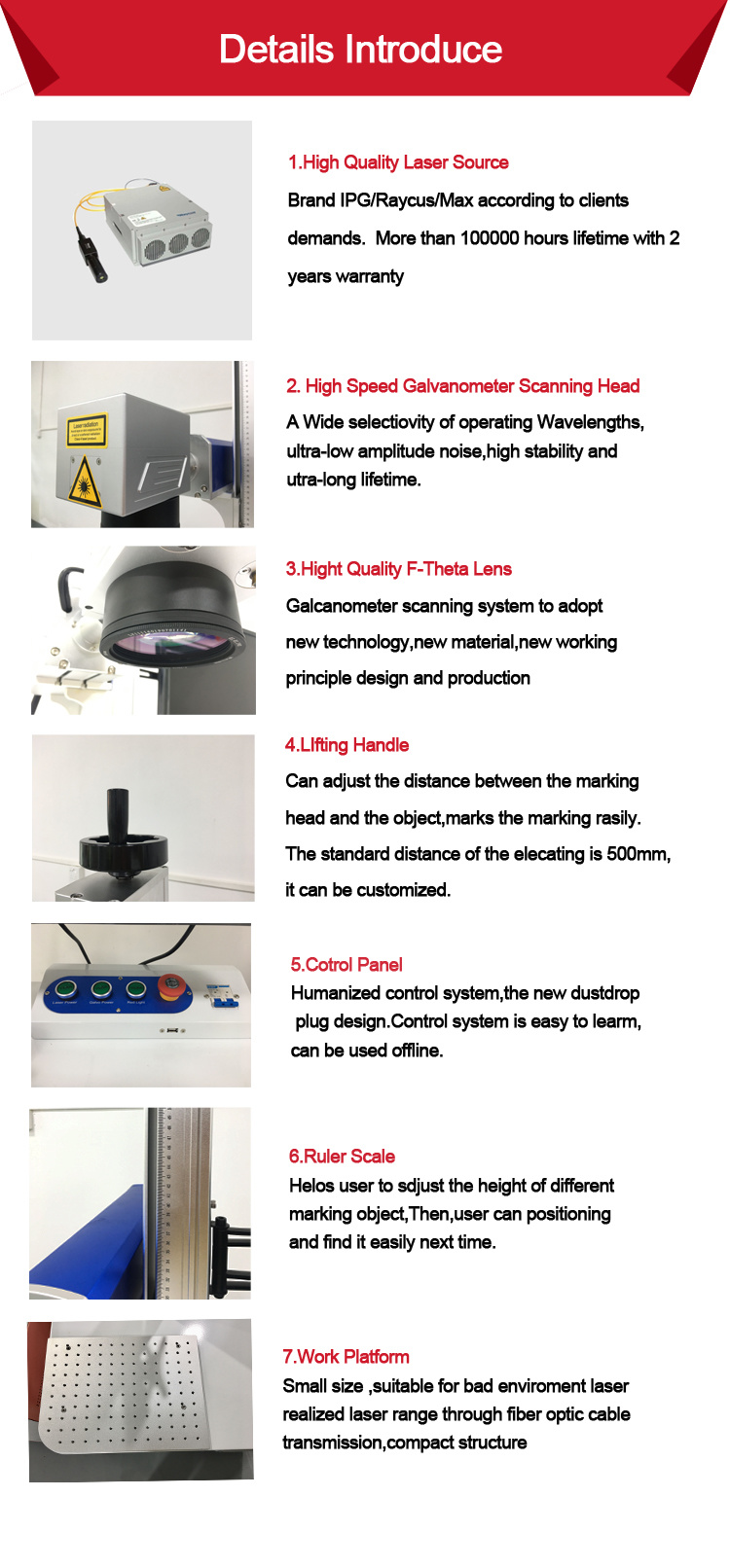 CO2-30W Laser Marking Machine Carbon Dioxide Laser Marking Machine Free Proofing and Free Training