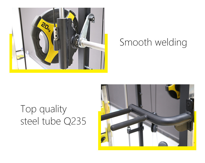 Light Commercial Fitness Gym Equipment Squat Rack Multi Smith Machine