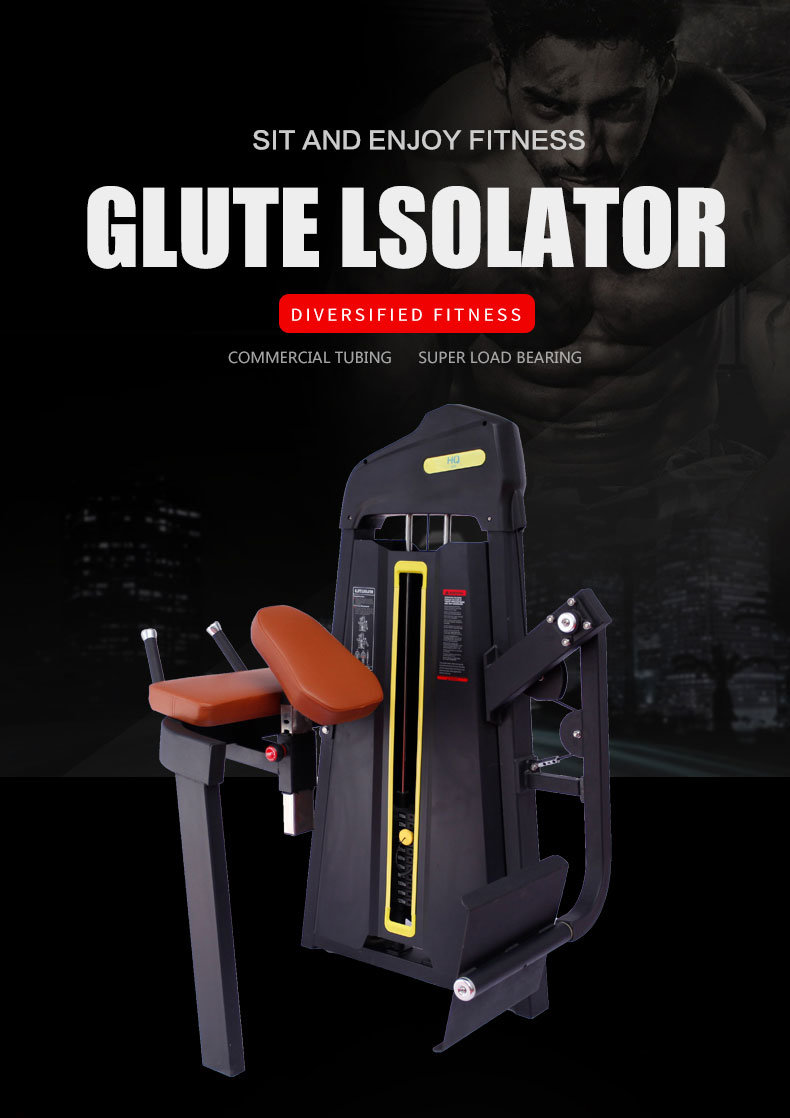 Glute Isolator Exercise Strength Fitness Equipment / Gym Body Building Equipment