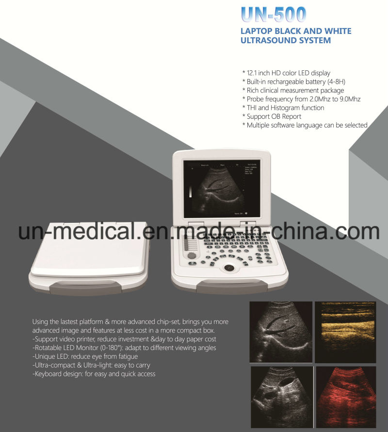 Ce Approved Medical Diagnosis Machine Laptop Ultrasound Equipment System