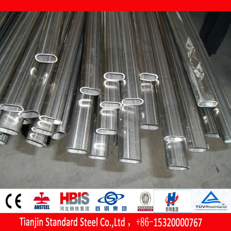 Welded S235jr S235j2 Elliptical Steel Pipe for Building