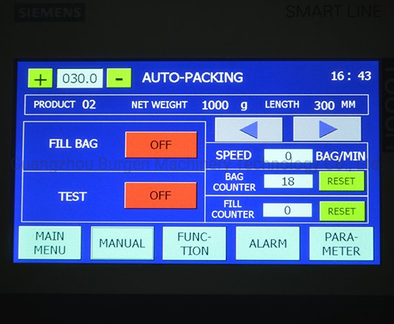 Bg 3 Side Seal/4 Side Seal Pouch Powder Packaging Bagging Machine with Fault Prompt Function