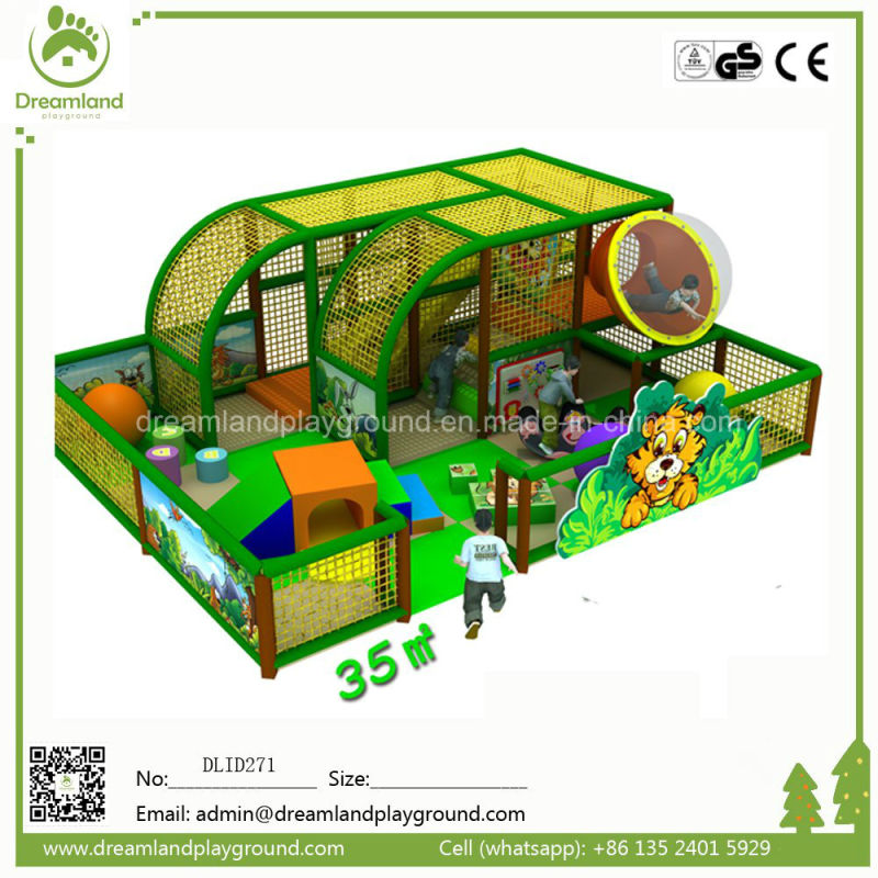 Jungle Theme Used Small Children Commercial Indoor Playground Equipment