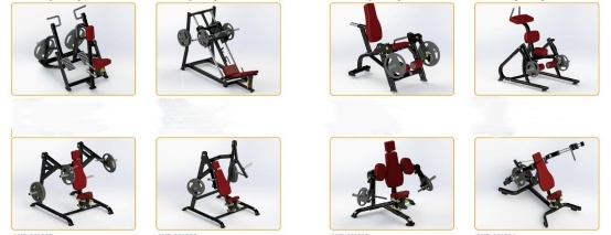 Chinese Factory Manufacturing Gym Fitness Equipment Multi Jungle 4 Stations (AXD-5086)