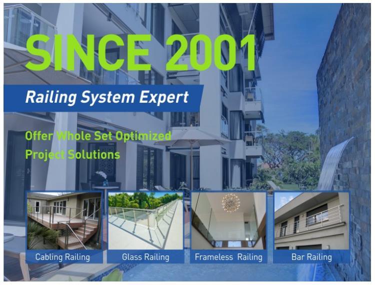 Adjustable Stainless Steel Handrail Support for Stair Handrail Bracket