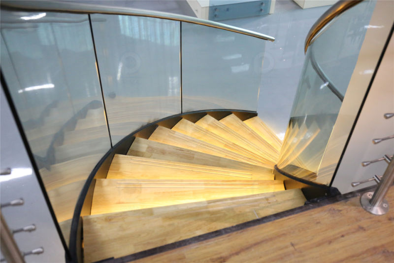 Exterior Easy Install Frameless Glass Railing with Standoff Glass Railing