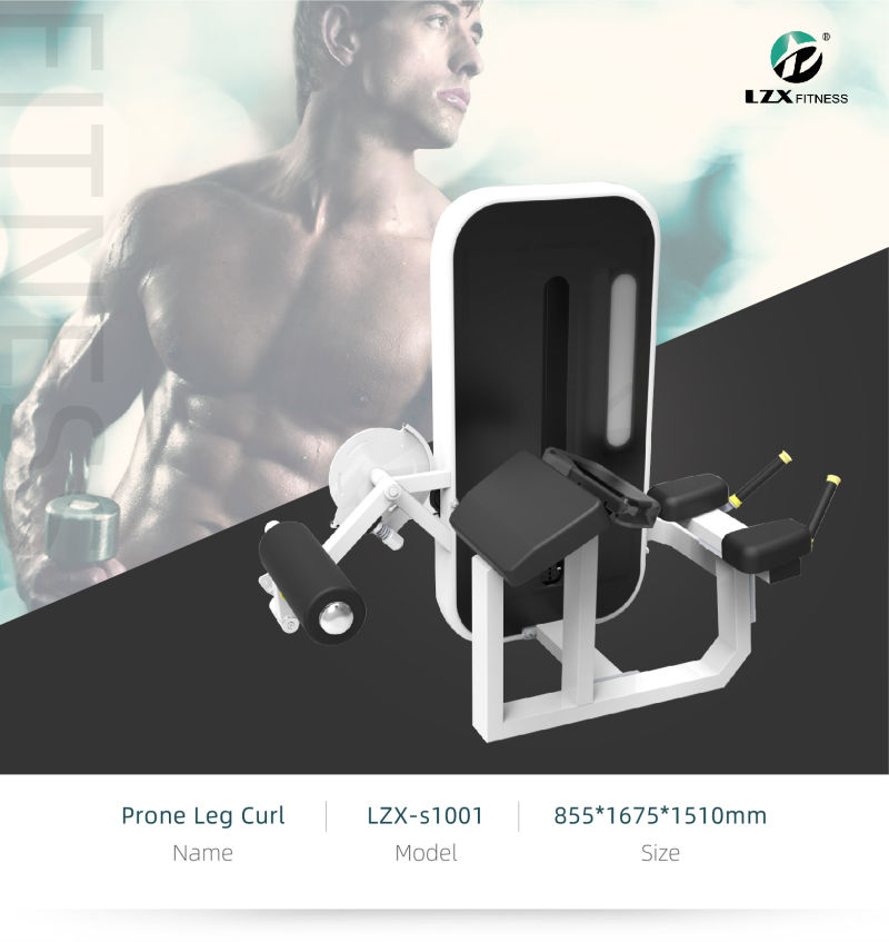 Commercial Fitness Gym Equipment Machine Prone Leg Curl