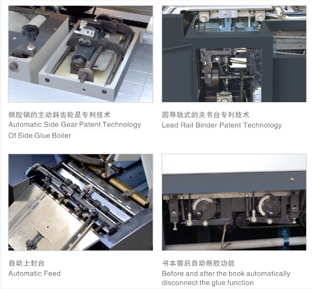 Automatic Elliptic Perfect Binding Machine (JBT50-4D)