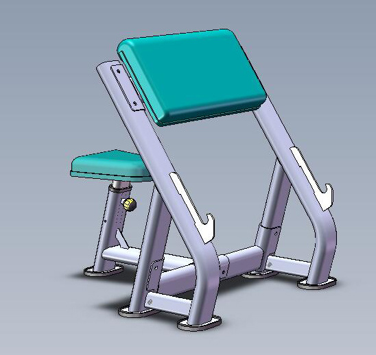 Certificated Gym Fitness Equipment / Seated Arm Curl (SS27)