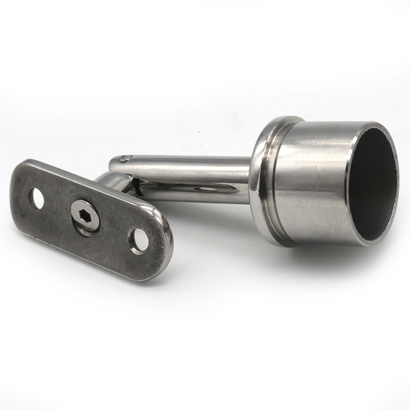 Round Stair Adjustable Wall Mounted Stainless Steel Handrail Bracket