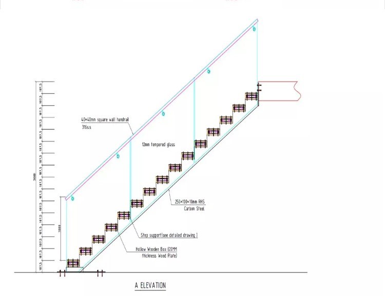 Curved Shape Steel Staircase Design Villa Indoor Iron Curved Stairs