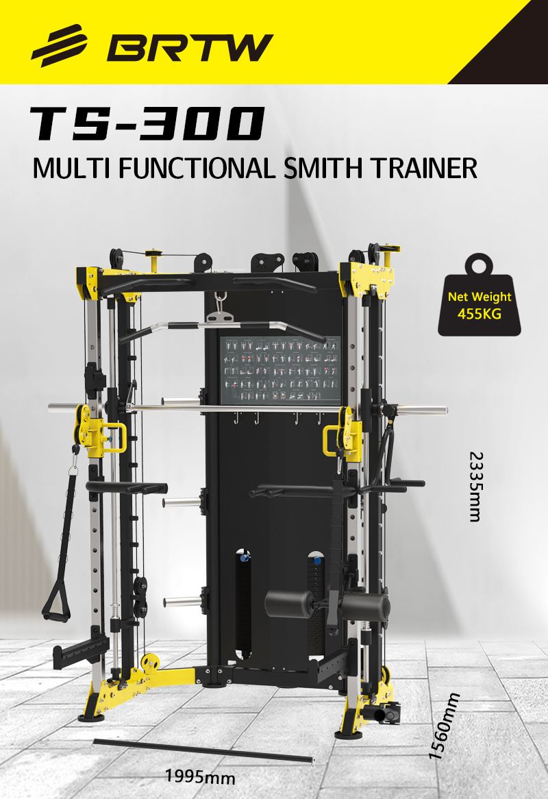 Factory Direct Sale Exercise Machine Power Rack Multi Functional Trainer Smith Machine Gym Fitness Equipment Prices