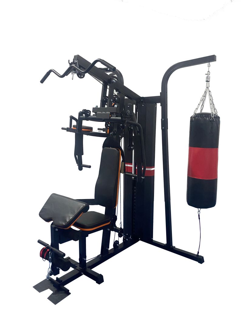 Multifunctional 3 Station Home Gym with Bench Bag