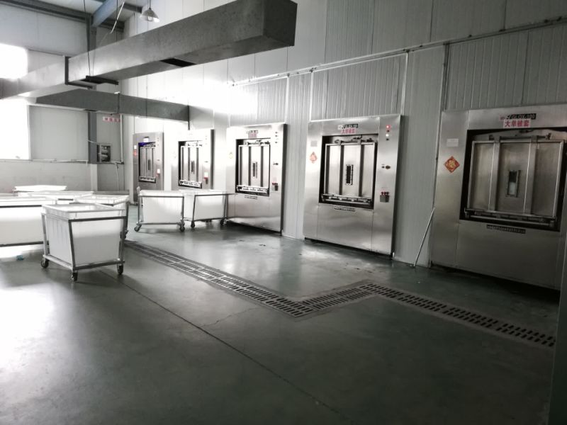 Pharmaceutial Factory Working Uniform Barrier Laundry Machine 50kgs