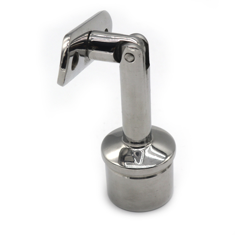 Round Stair Adjustable Wall Mounted Stainless Steel Handrail Bracket