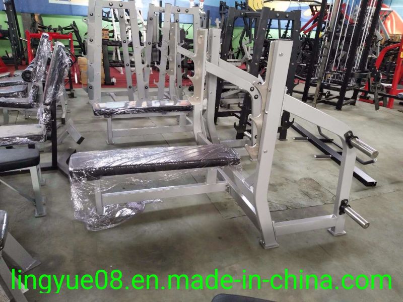 Plate Loaded Hammer Strength Gym Equipment Olympic Bench Weight Storage