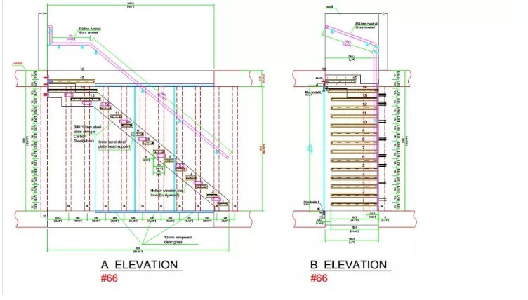 Curved Shape Steel Staircase Design Villa Indoor Iron Curved Stairs
