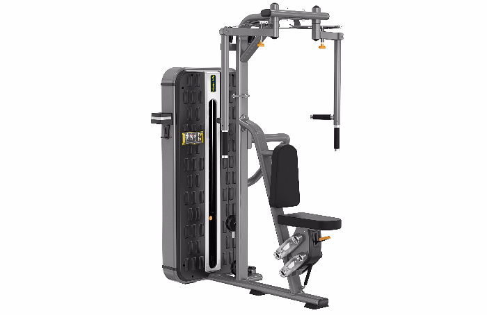 Selectorized Strength Equipment Pec Fly and Rear Delt Trainer