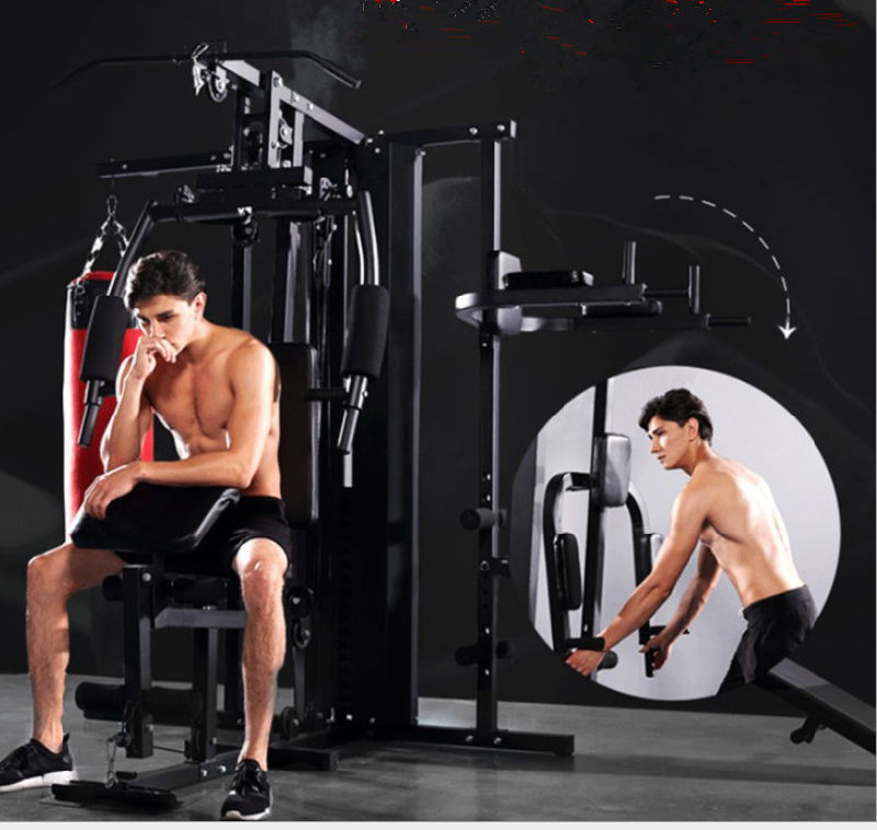 Home Gym 3 Station Multi Gym Fitness Machine Equipment