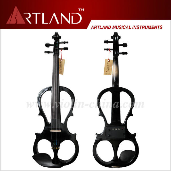 Black Solid Body Electric Violin (EV003)