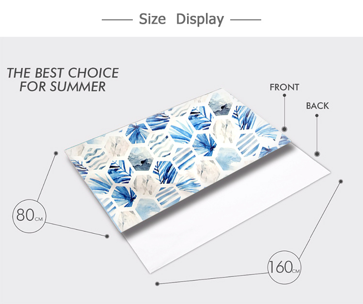 Reactive Dyeing Magic Large Square Beach Towel Light Weights