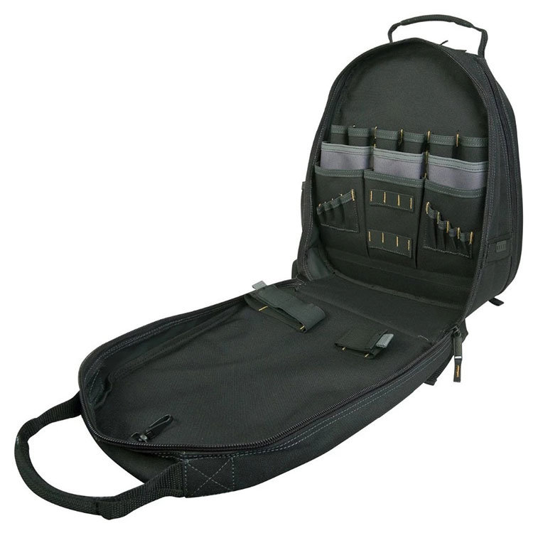 Durable High Quality 1680d Multi-Function Multi-Pocket Electrician Backpack Tool Bag Backpack