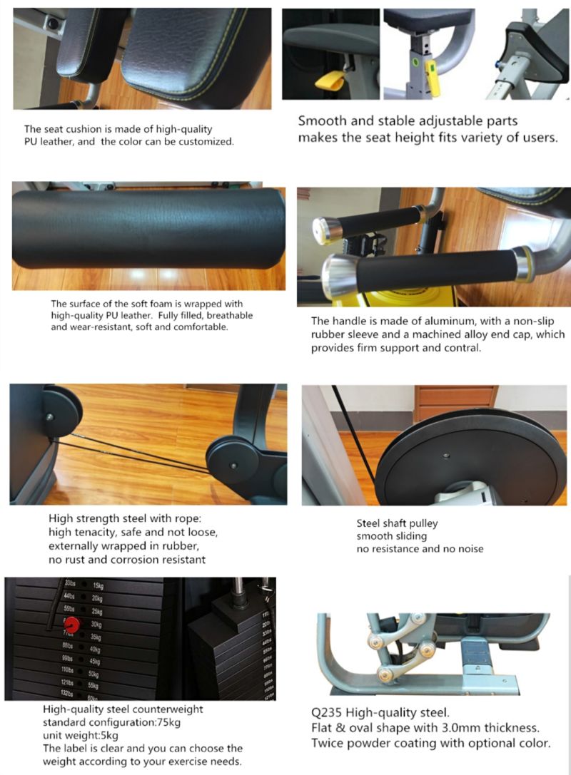 Triceps Press Strength Fitness Equipment (AXD-7010)